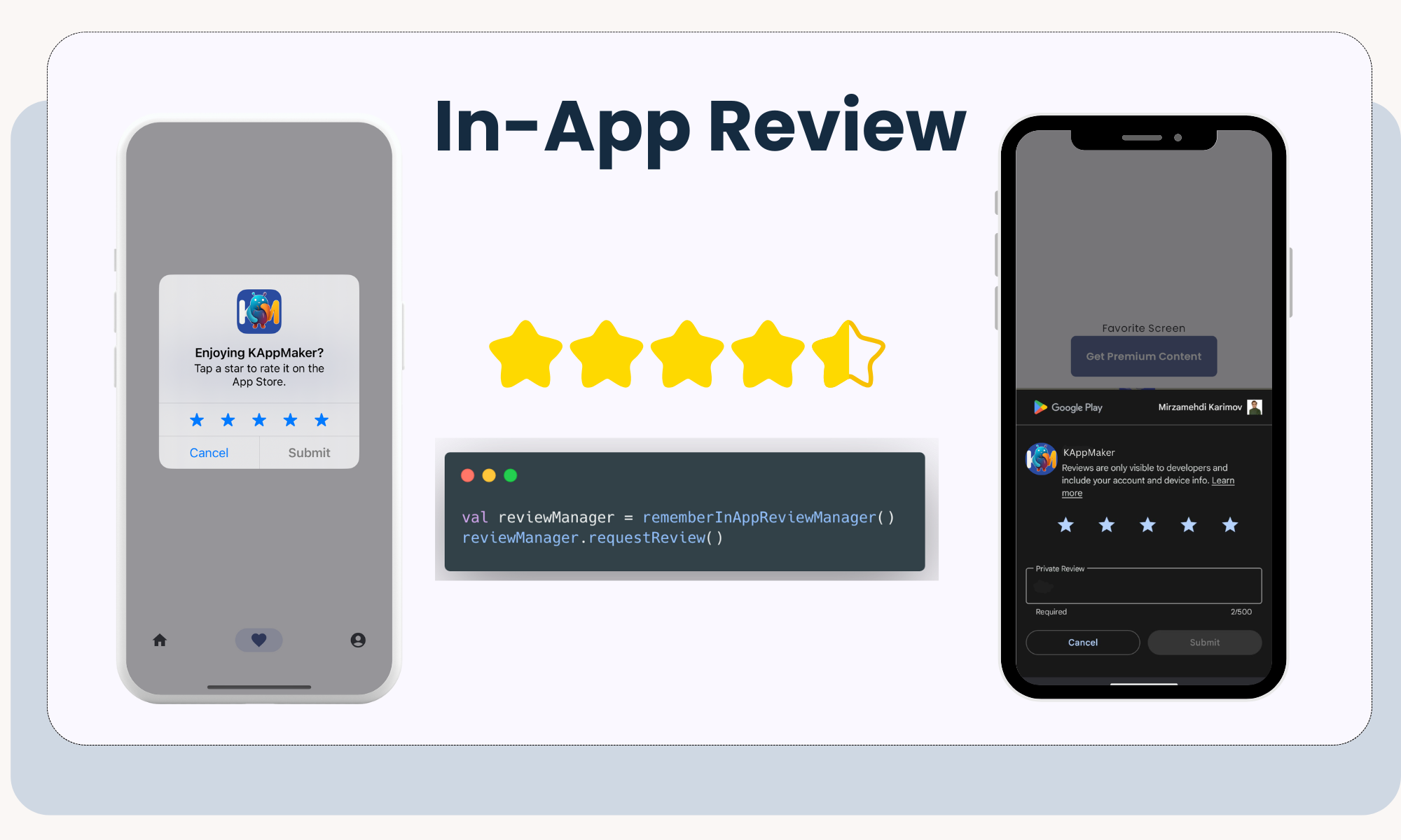 In App Review feature